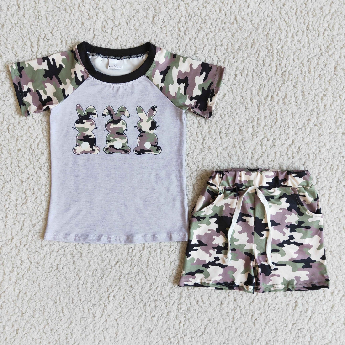 E5-14 Easter Camo Bunny Boys Outfit