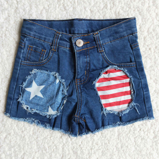 July 4th Denim Shorts