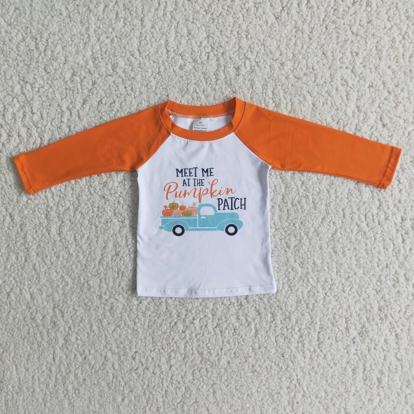 Pumpkin Boys Long Sleeve Shirt Orange