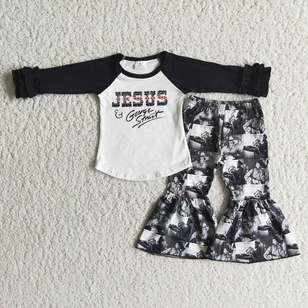 Long Sleeve Jesus Top Set on sale