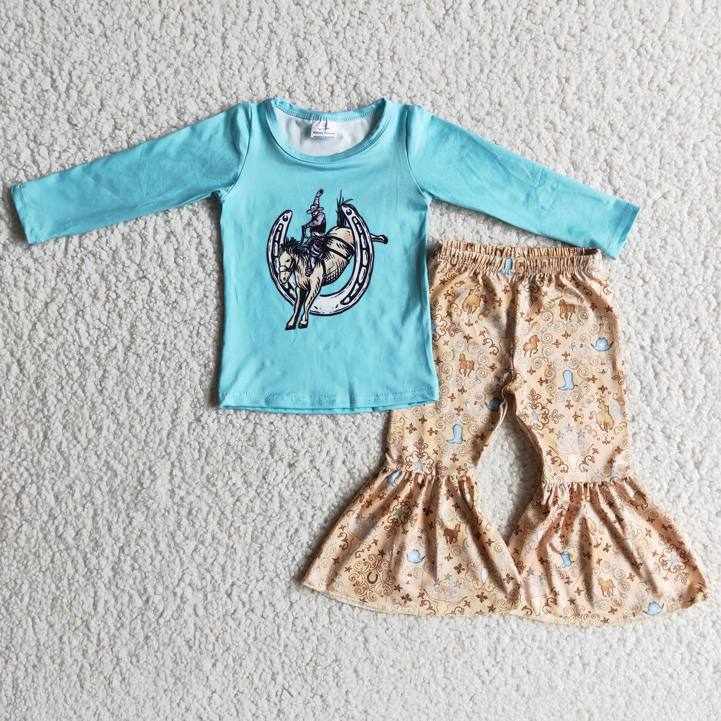 Kids Girls Western Horse Outfit