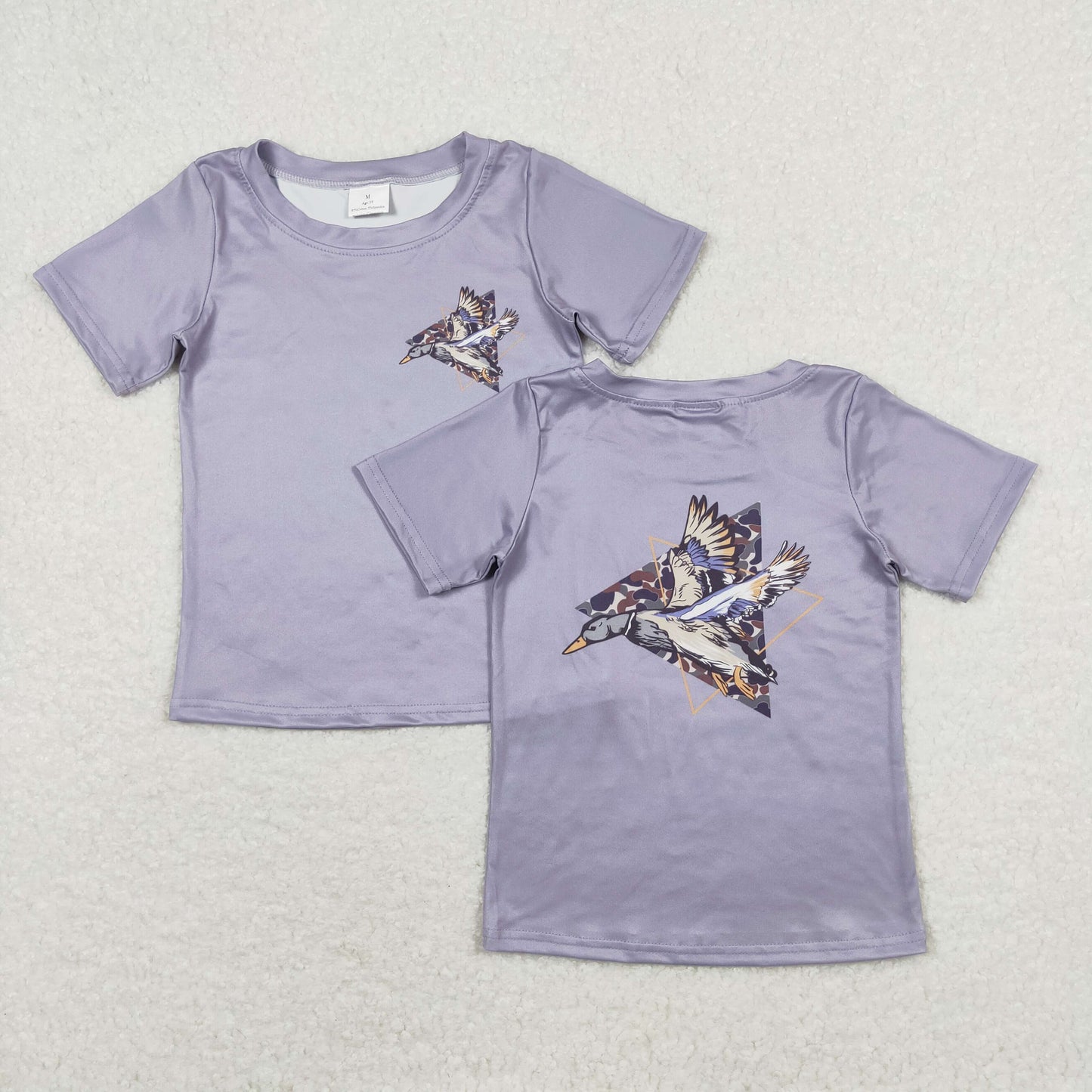 Summer Baby Boys Hunting Mallard Duck T-shirt Top