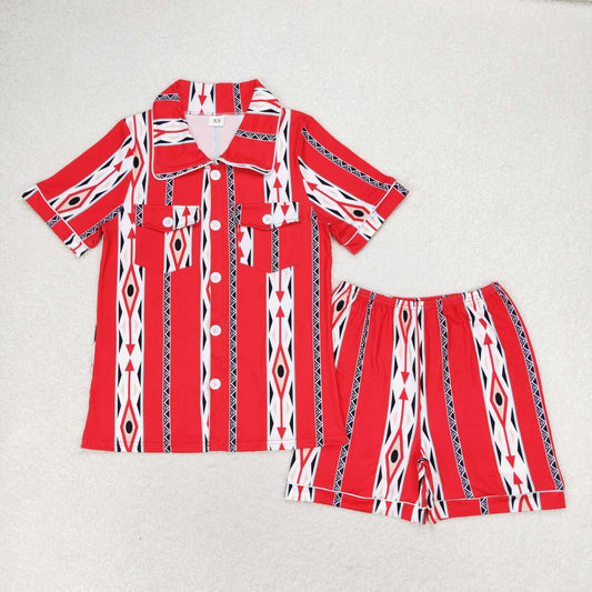 Adult Women  Western Design Summer Pajama Set