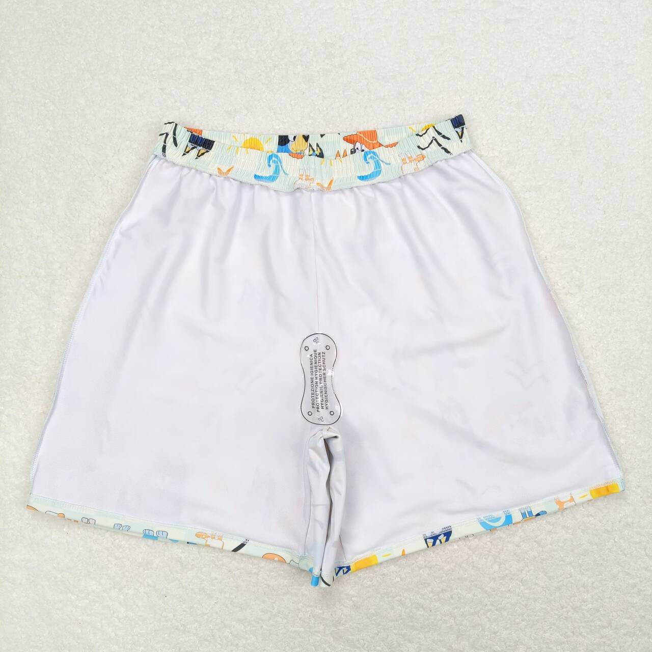 S0360 Adult Men Cartoon Dog Swimming Trunks