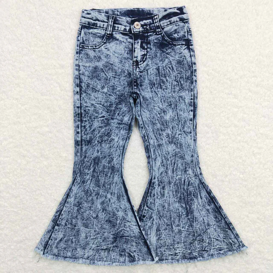 P0008 USA Shop  kids Girls Blue Bell Bottom Jeans