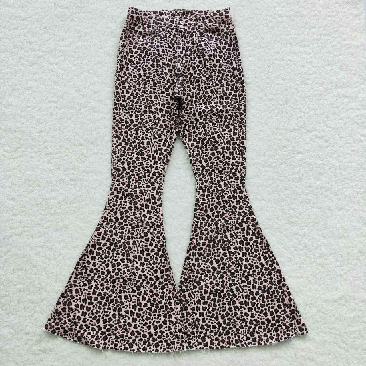 USA Shop Adult Women Leopard Denim pants