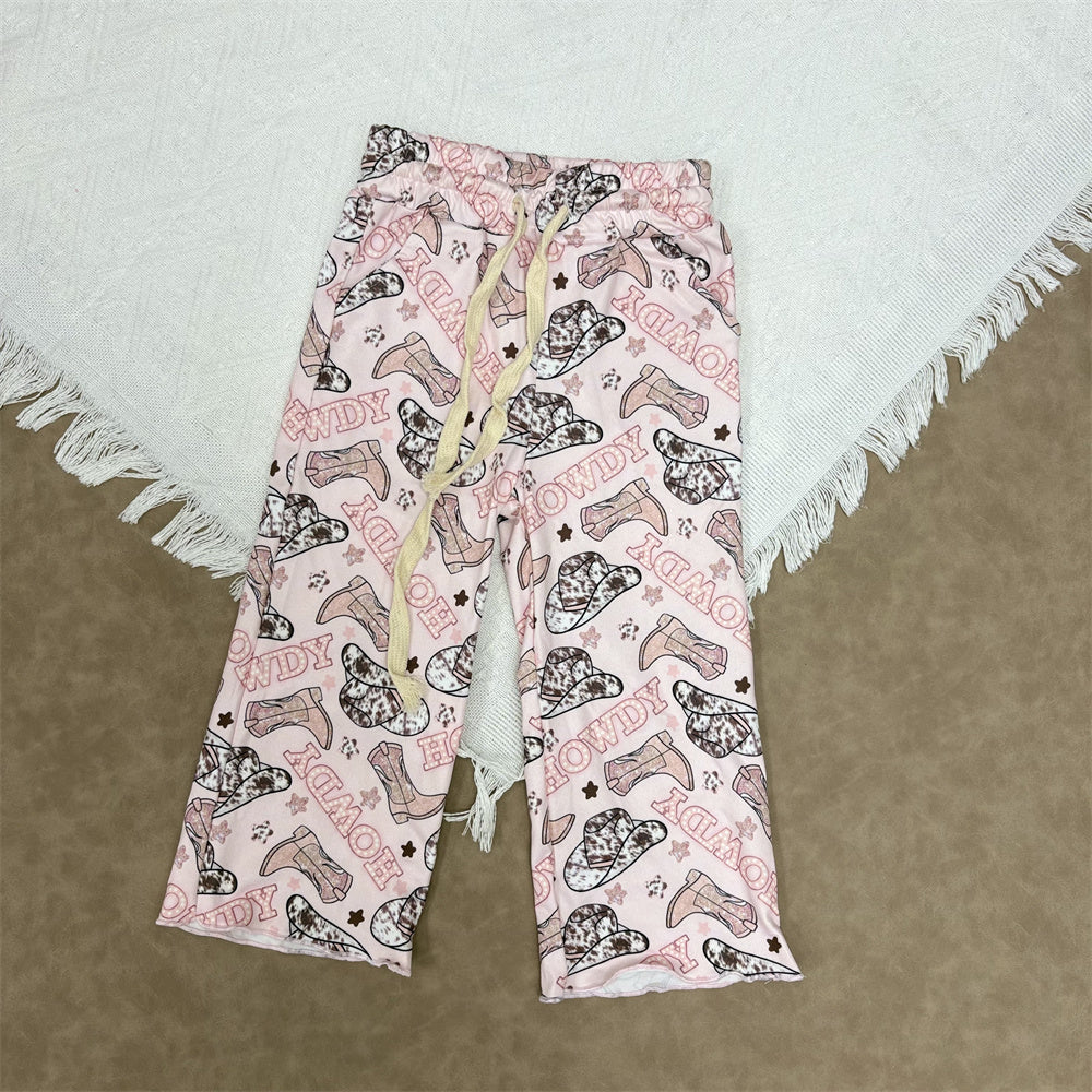 Kids Girls Sibling Western Howdy Pants