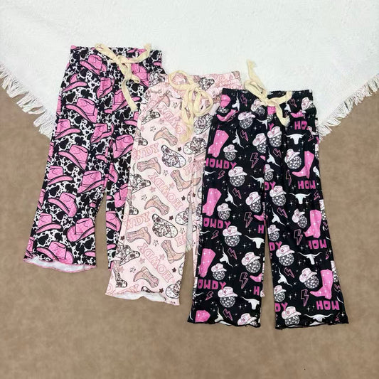 Kids Girls Sibling Western Howdy Pants