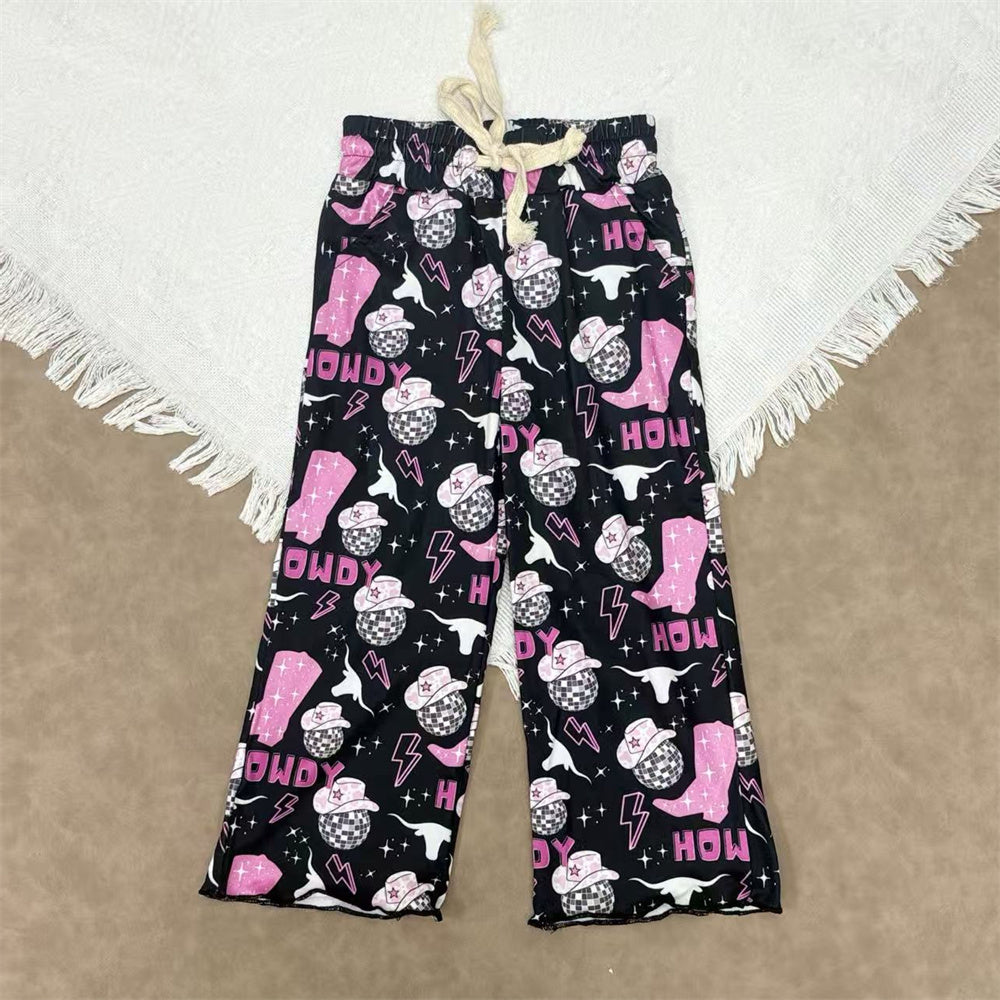 Kids Girls Sibling Western Howdy Pants