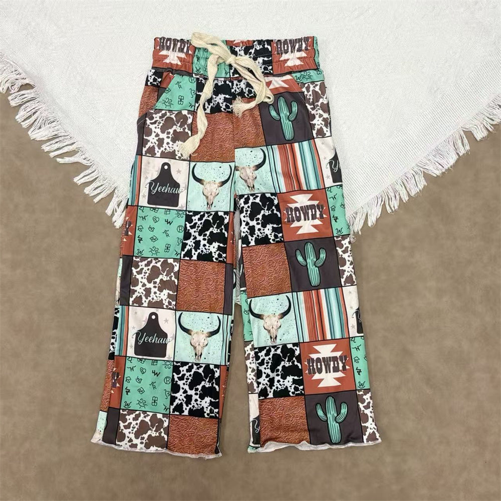 Kids Girls Sibling Western  Cowgirls Pants