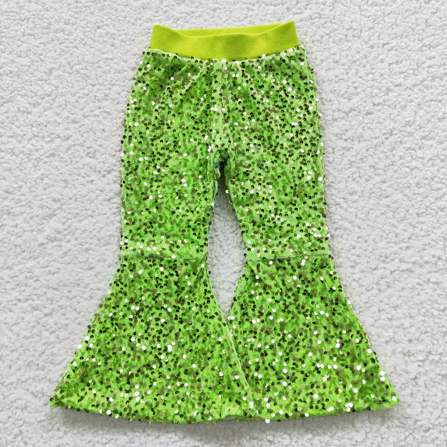 Baby Girls Sequin Bell Bottom Flare Pants