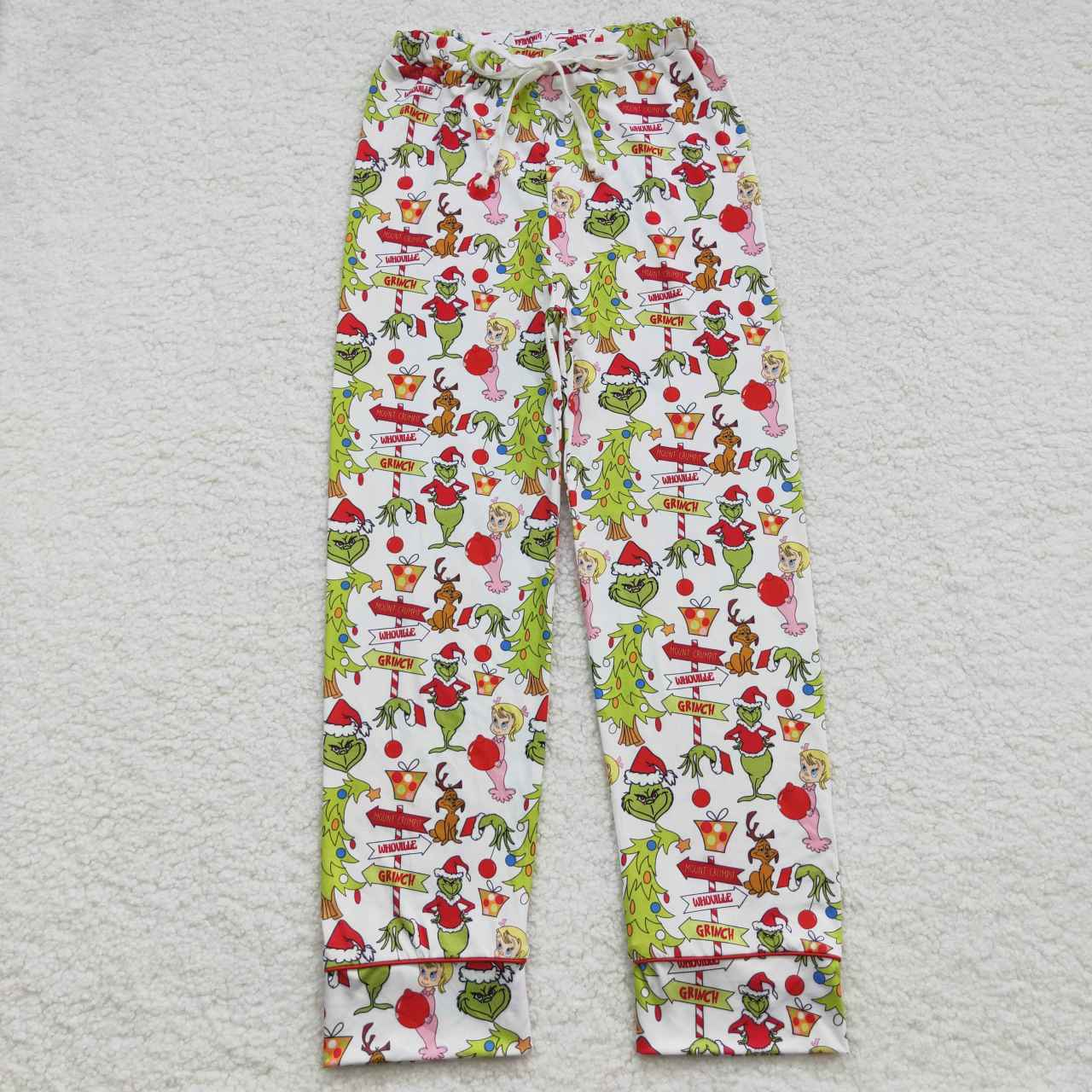 Family Girls Boys Green Face Rompers Pants Pajamas Sets