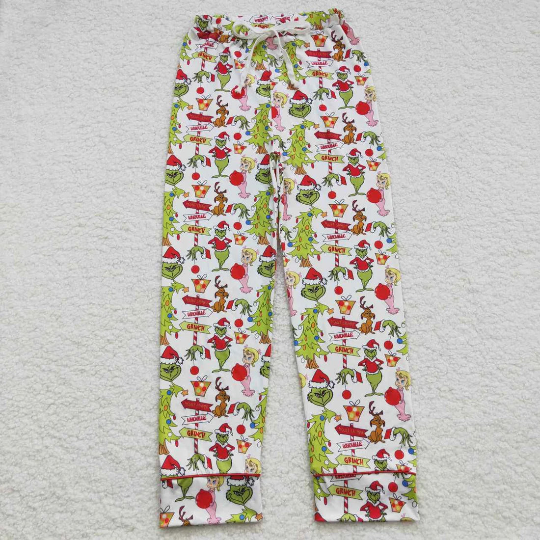 Adult Women Ladies Fashion Cartoon Chrismtas Loose Pants