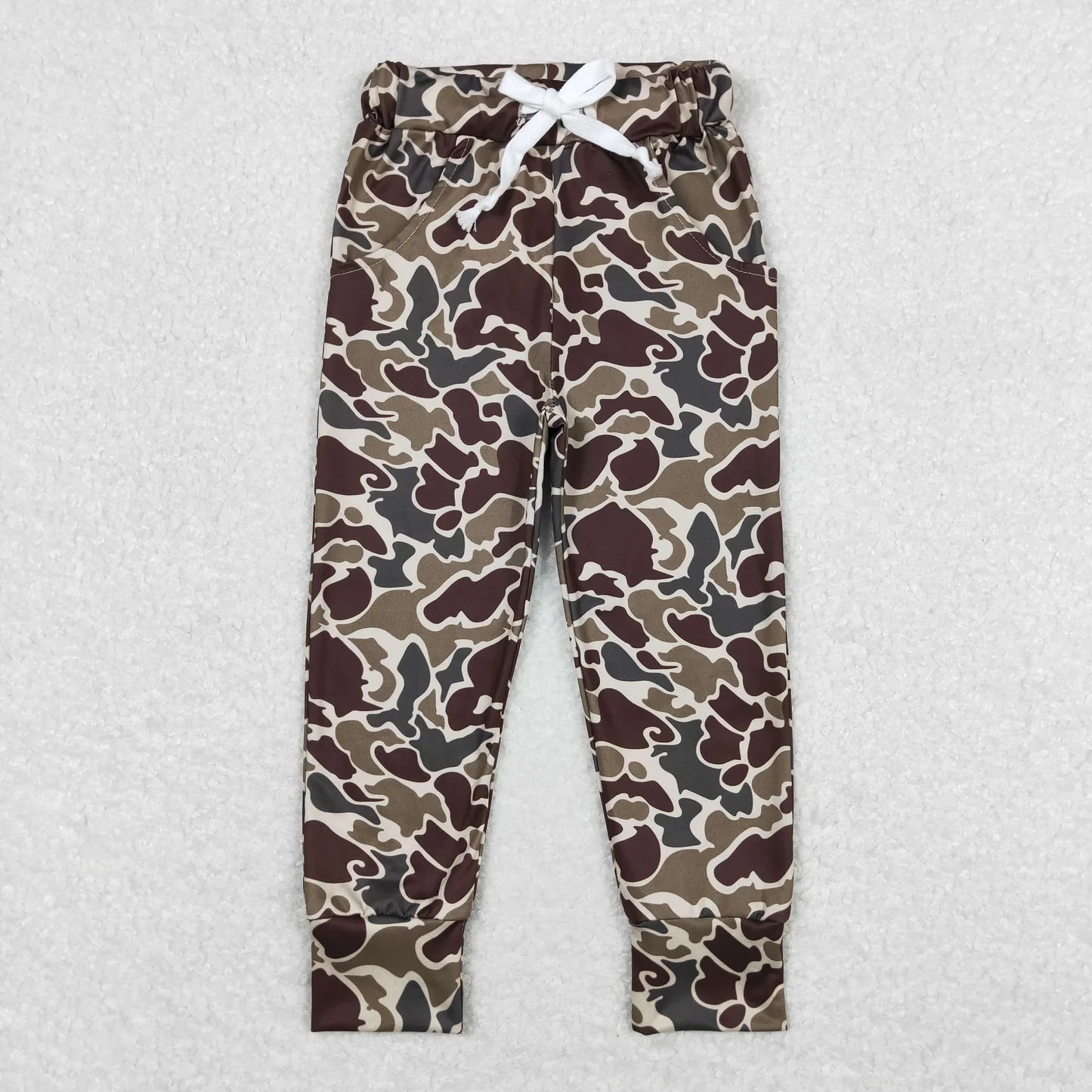 Sibling baby Boys camo Pockets Leggings Pants Bottoms