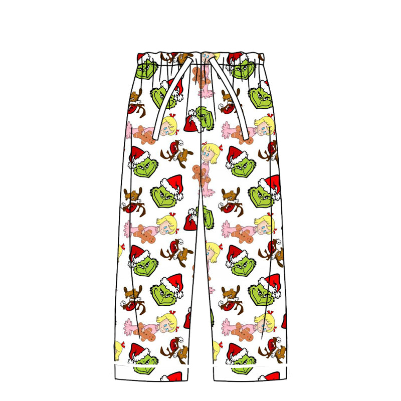 3 MOQ  Adult Women Christmas Cartoon Pants Preorder