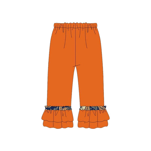 P0580 Baby Girls Orange Ruffle Pants Pre-order