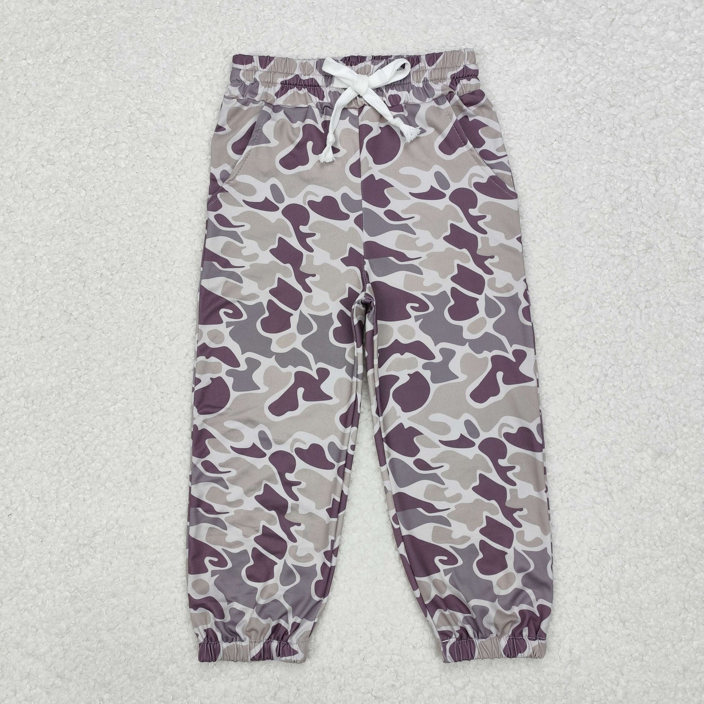 Baby Girls and Boys Camo Milk Silk Pants