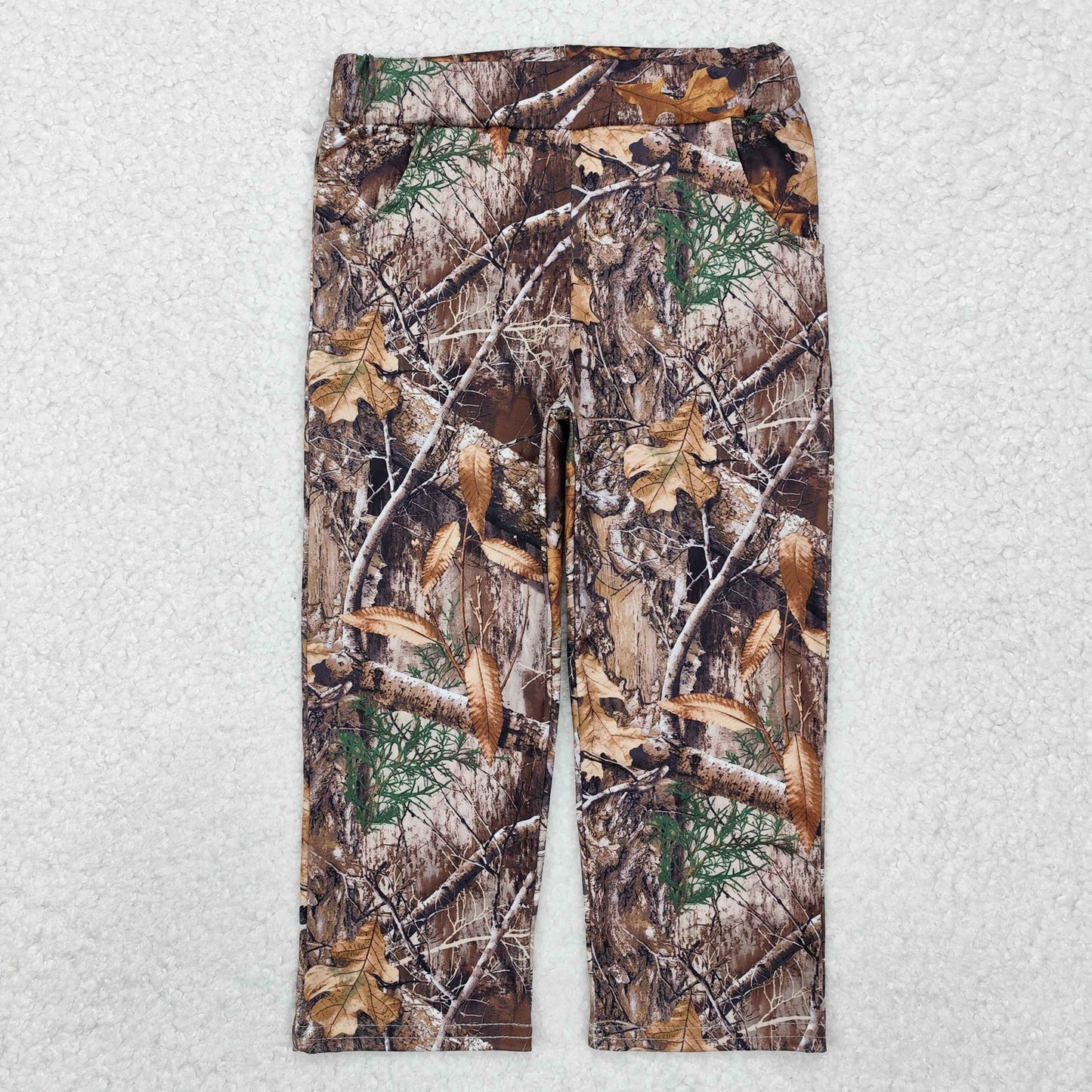 Sibling baby Boys camo Pockets Leggings Pants Bottoms