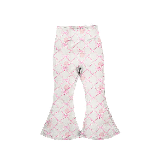 Toddler Girls Tennis Pink Bow Active Bell Pants Preorder