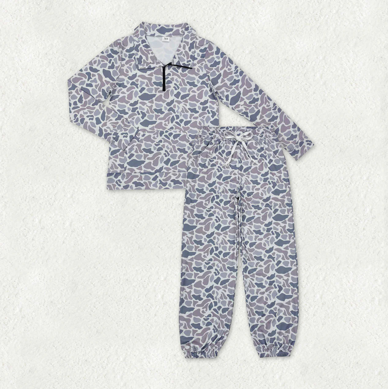 Adult Women Old School  Camo Active Jogger Set for Yoga Sport