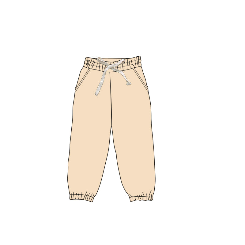 Baby Girls Khaki Pockets Legging Yoga Pants Preorder