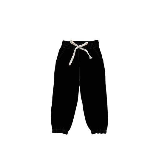 Baby Girls Black Pockets Legging Yoga Pants Preorder