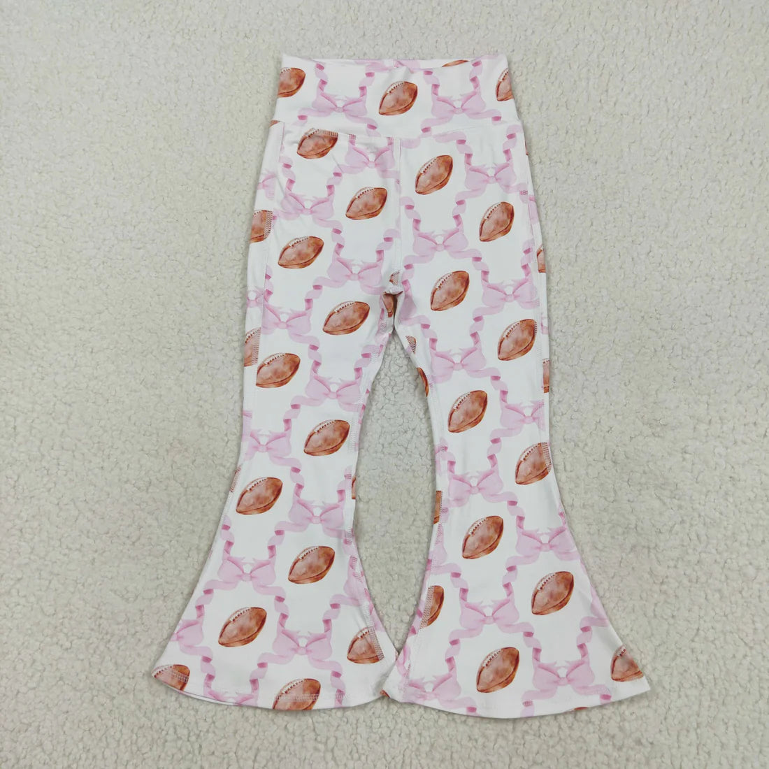 Sibling Baby Girls Floral Print Bell Bottom Active Pants