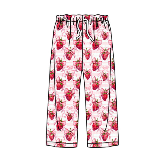 P0877 Adult Women Strawberry  Pants Preorder