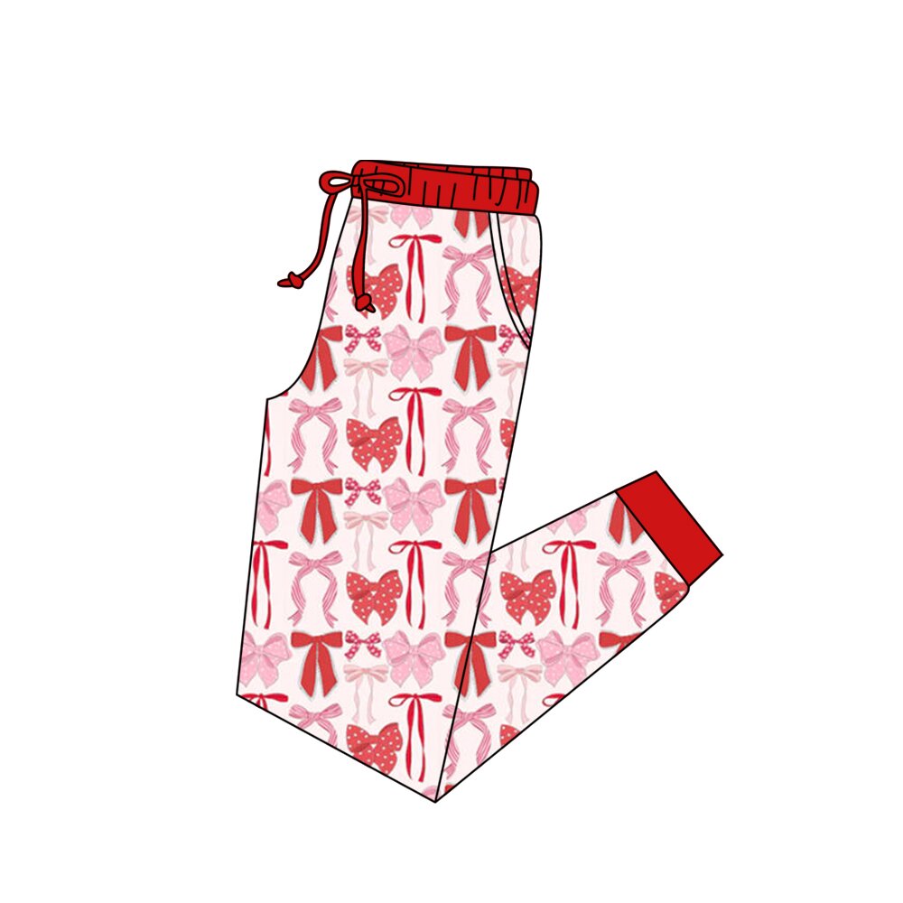 P0899 Adult Women Pink Bow pants Preorder