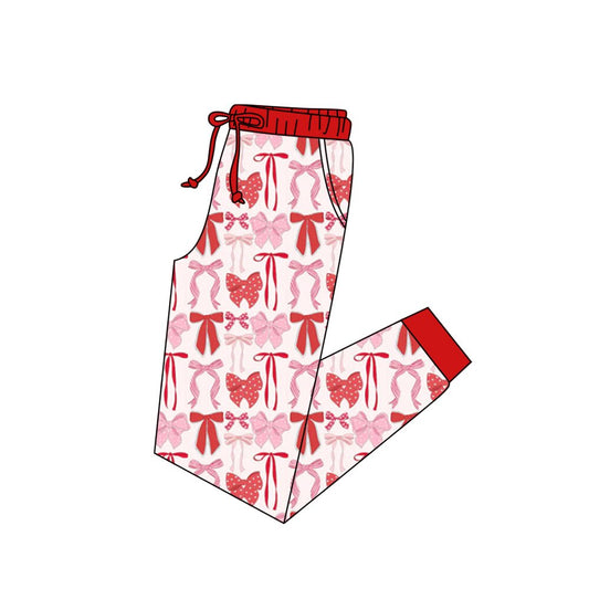 P0899 Adult Women Pink Bow pants Preorder