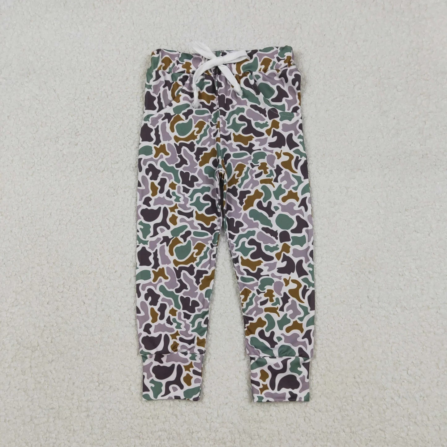 Sibling baby Boys camo Pockets Leggings Pants Bottoms