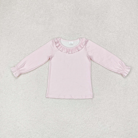 Baby Girls Long Sleeve Pink Gingham Top