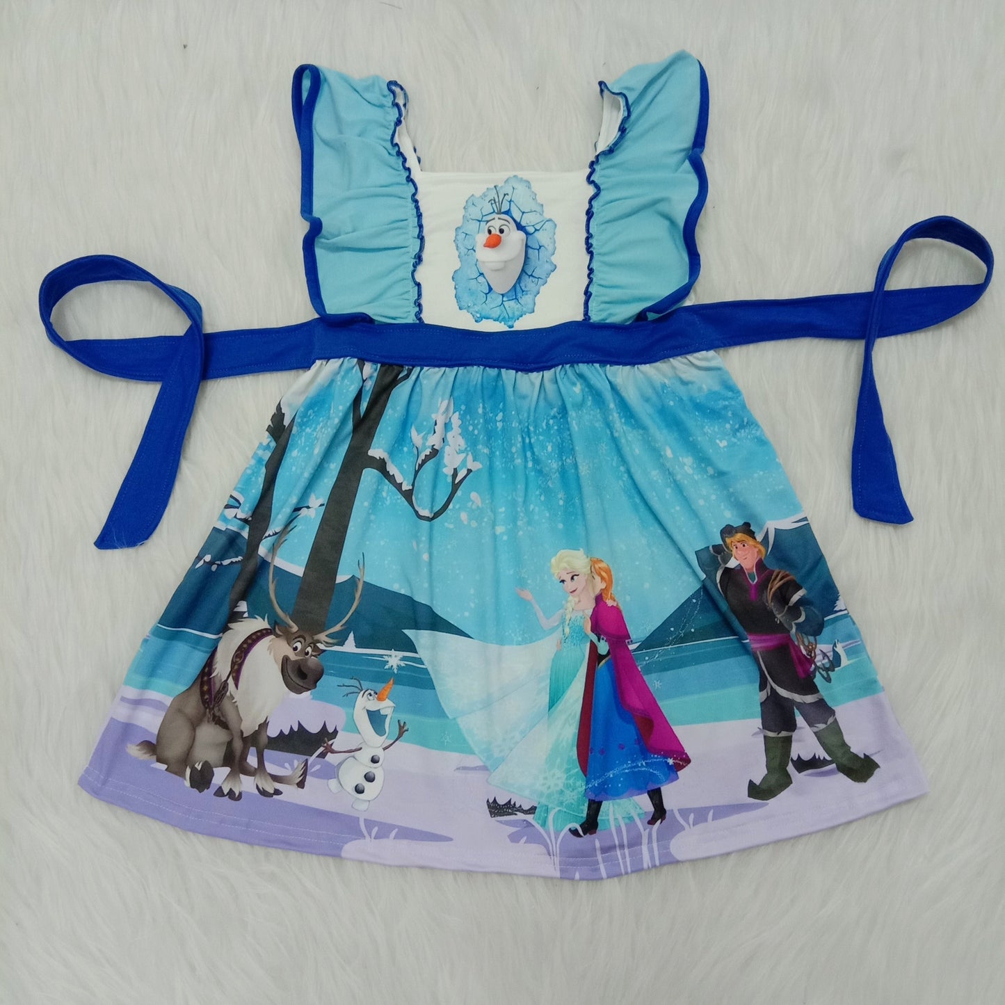 Summer Blue Princess Dress