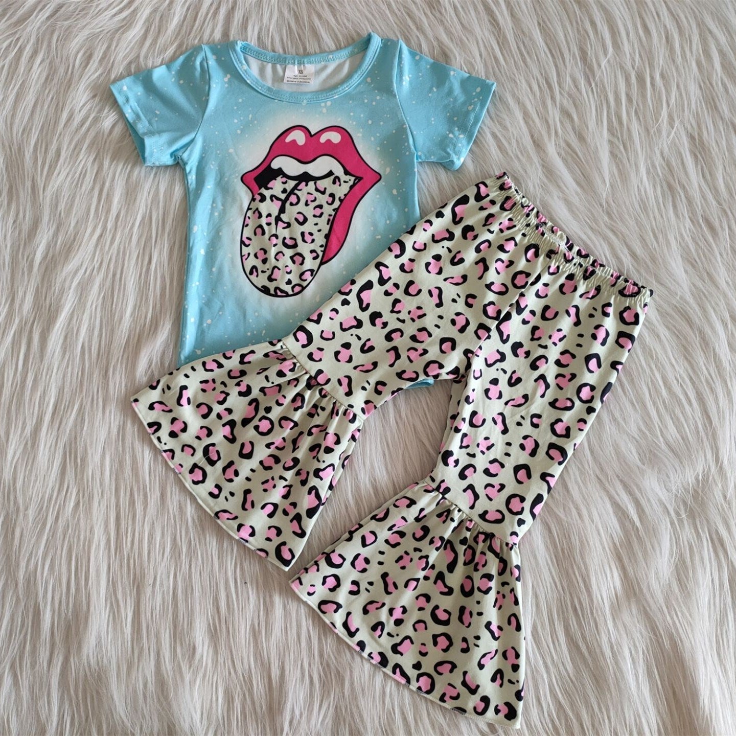 Girls Tongue Blue Set