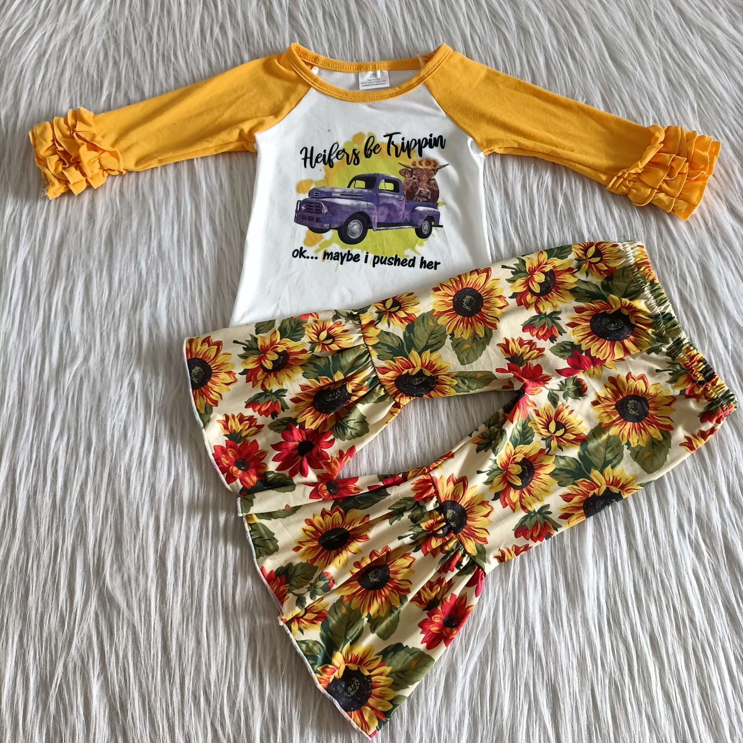 Promotion Girls Sunflower Truck Set