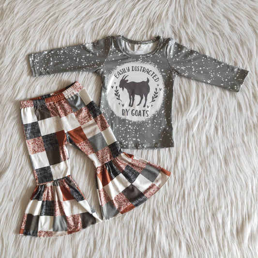 Kids Girls Fall Goat Set