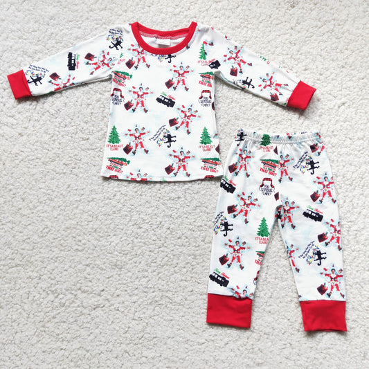 Boys Christmas Pajamas Set