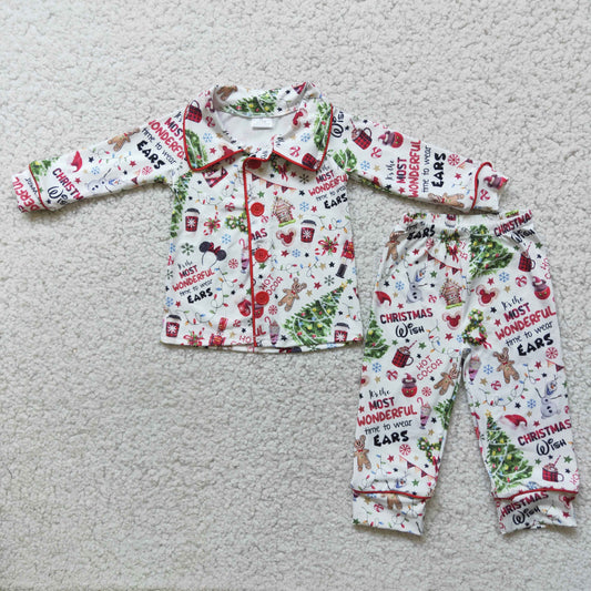 Boys Christmas Pajamas Set