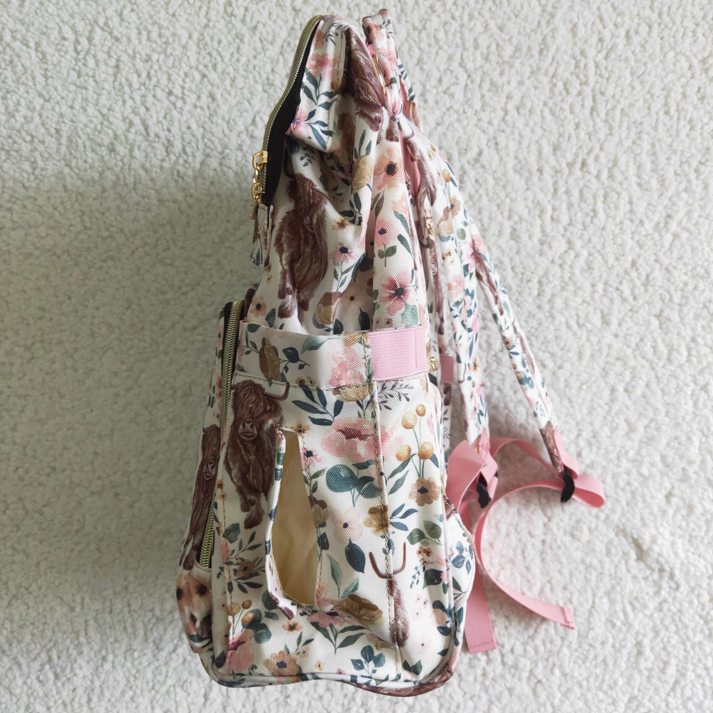 BA0001 Floral Heifer Mommy Bag RTS