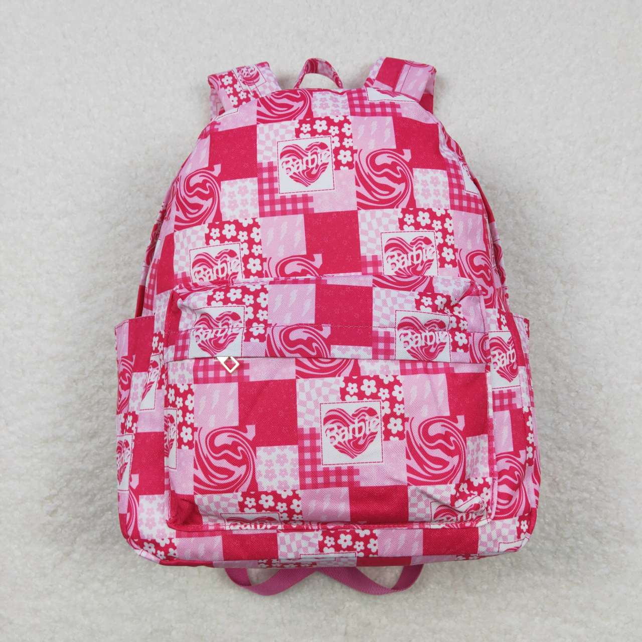 Girls Pink Babe Backpack Bag