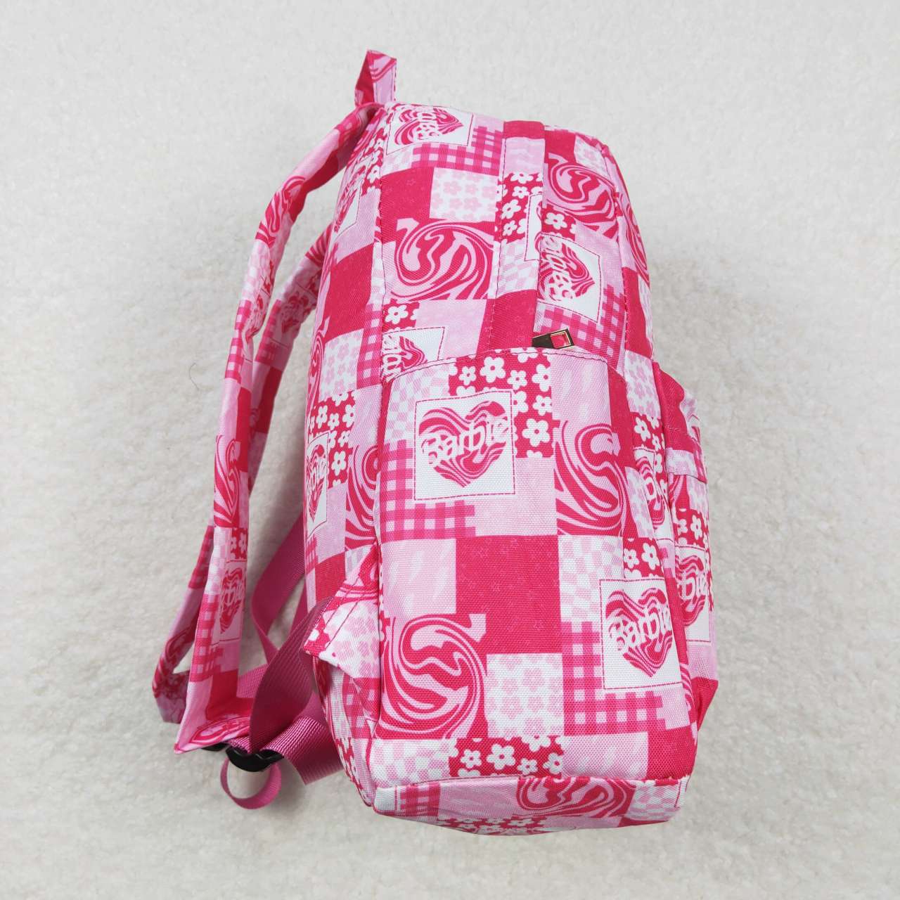 Girls Pink Babe Backpack Bag