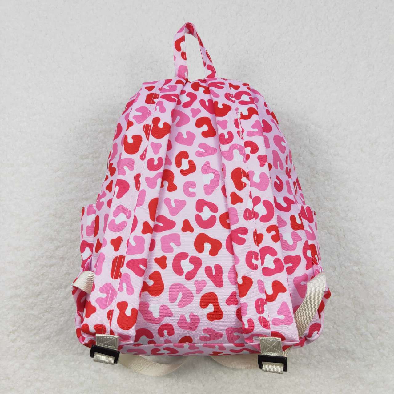 Kids Baby Girls Pretty Pink Leopard  Book Bag Backpack