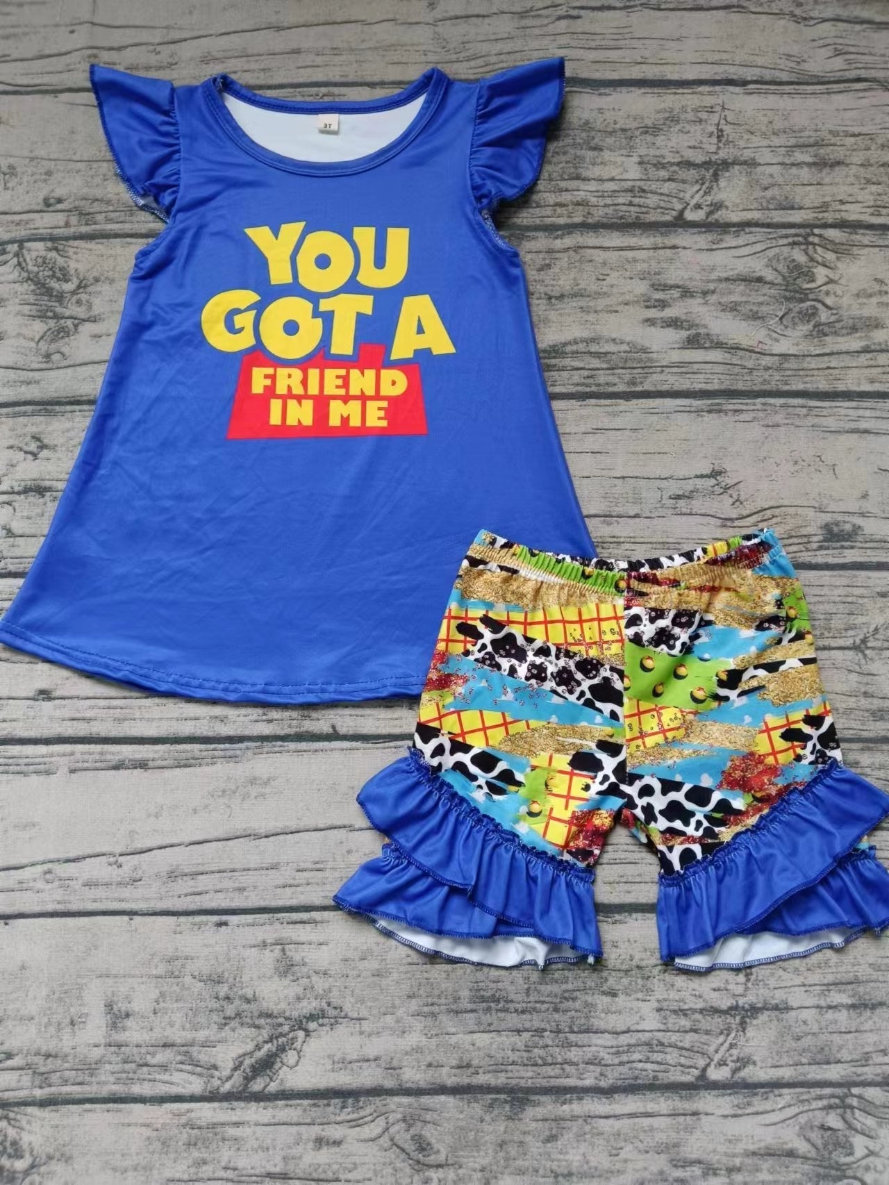 You Got A Friend In Me Shorts Set 3 MOQ Pre-order