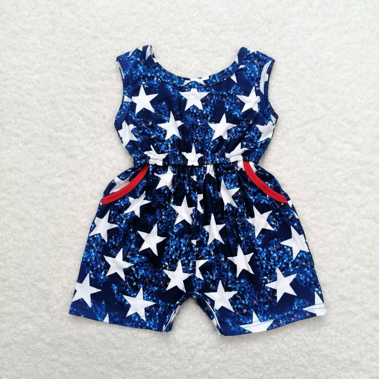 SR0028 Summer July 4th Jumpsuit