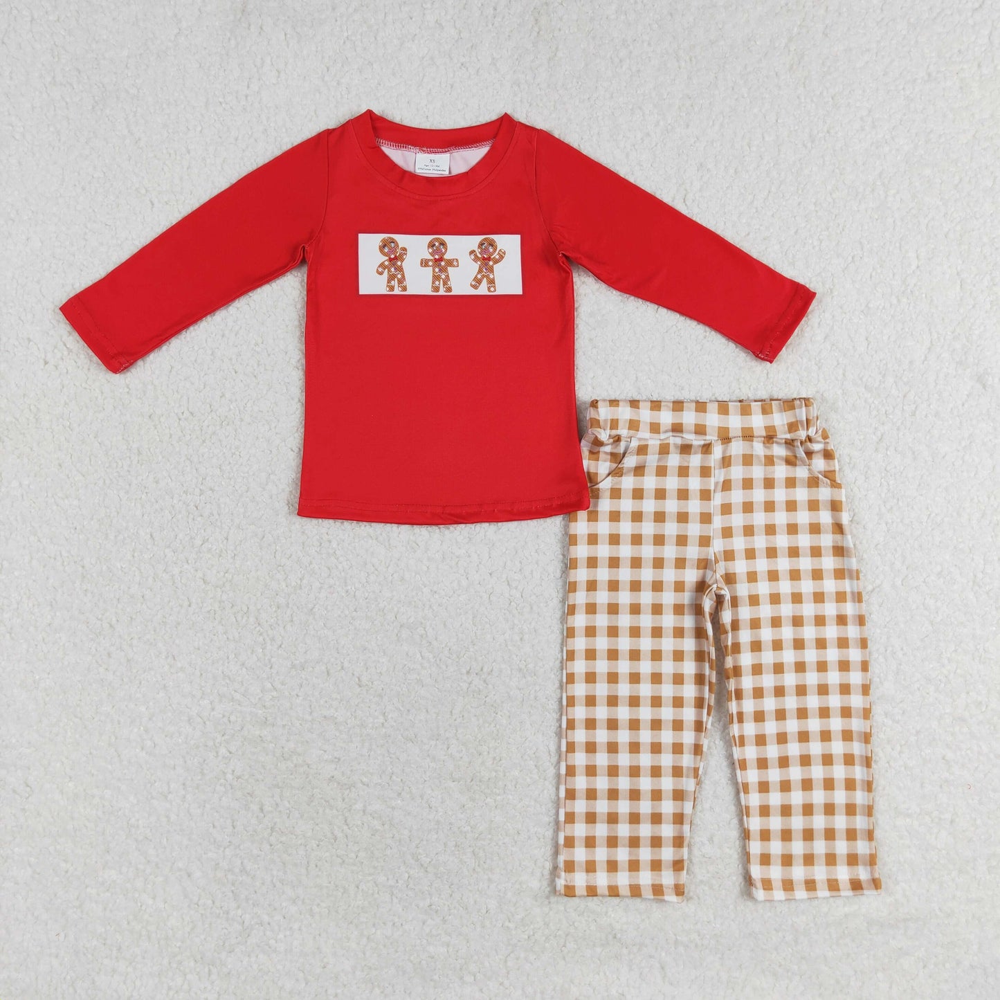 Baby Boys Christmas Gingersnap Pants Set