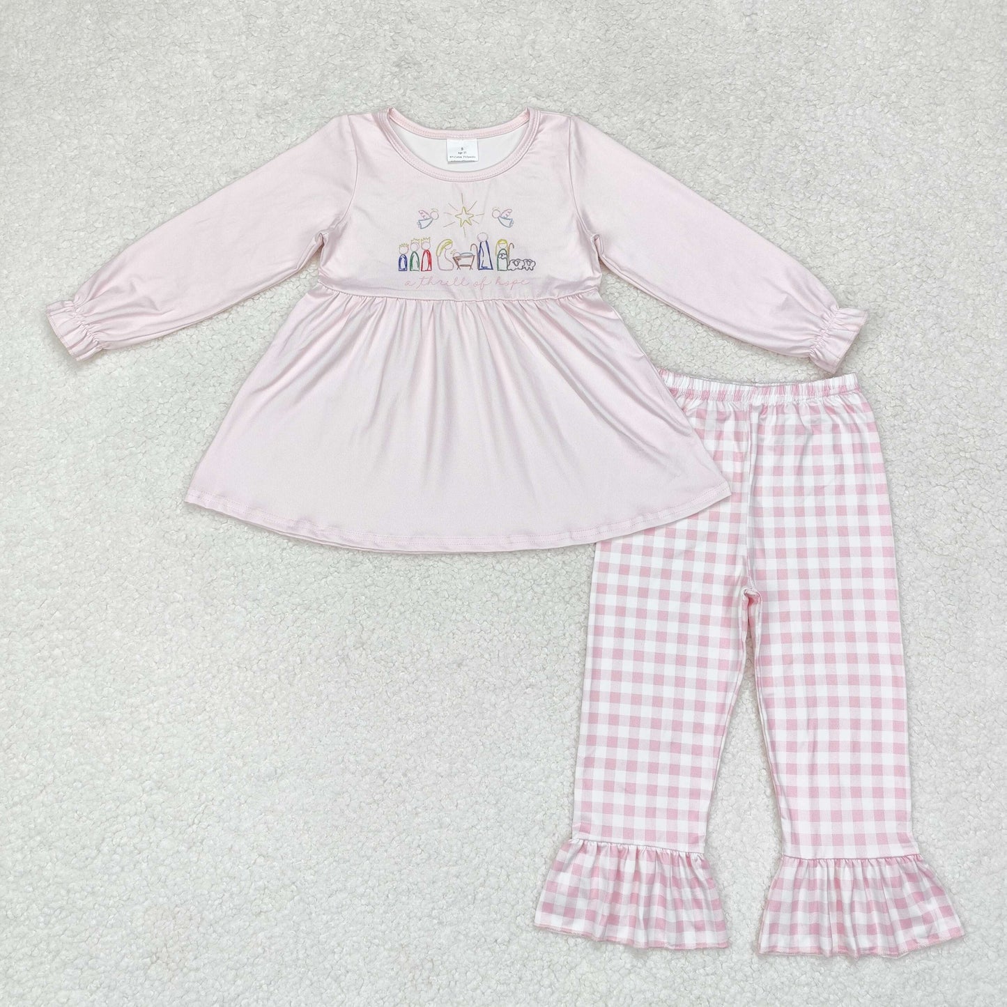 GLP1225 Baby Girls The Nativity Story Pants Set