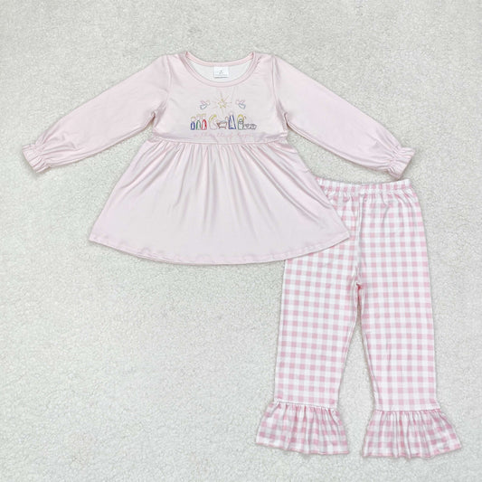 GLP1225 Baby Girls The Nativity Story Pants Set