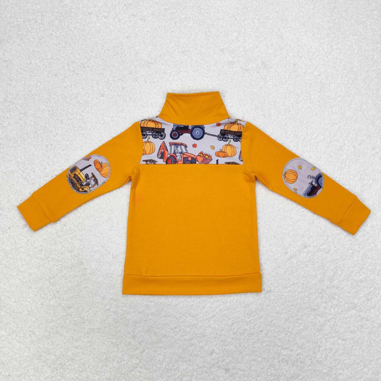 Baby Boys Long Sleeve Pumpkin Truck Pullover Top