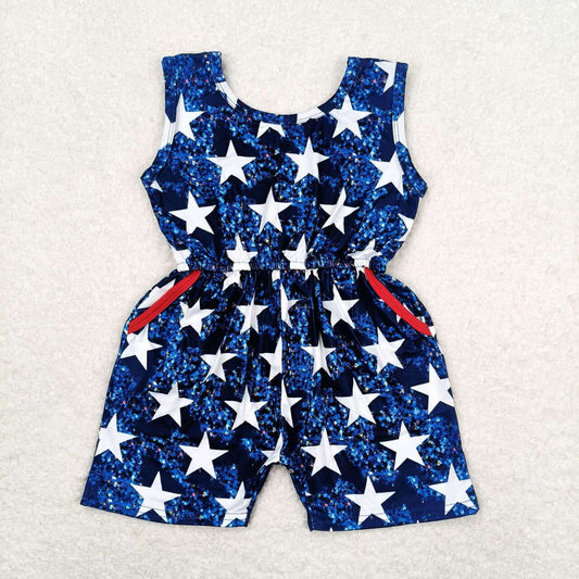 SR0028 Summer July 4th Jumpsuit