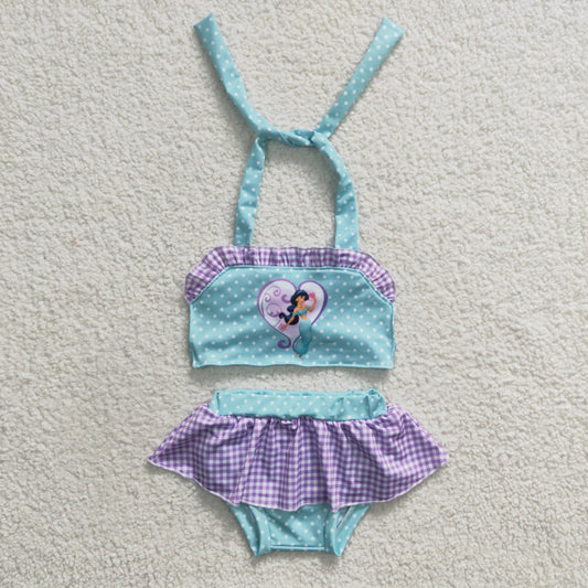 Baby Girls Princess Swimsuit Set